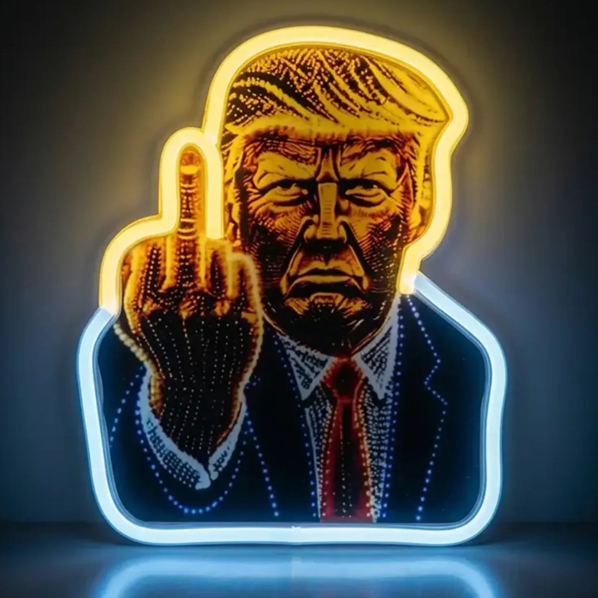 Trump LED Middle Finger